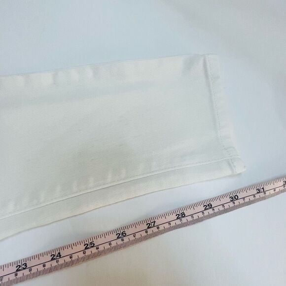 Mother The Looker Sleeping Beauty White Skinny Jeans Size 26 - Picture 12 of 13